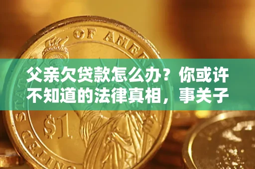 济南父亲欠贷款怎么办？你或许不知道的法律真相，事关子女未来