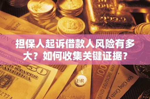 济南担保人起诉借款人风险有多大？如何收集关键证据？