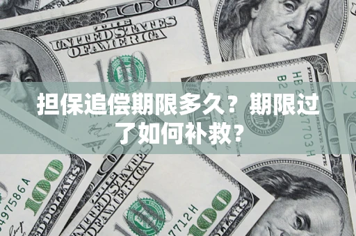 济南担保追偿期限多久？期限过了如何补救？
