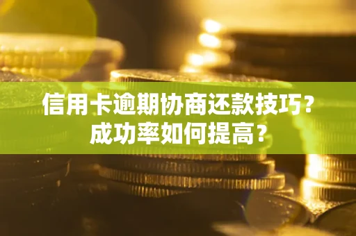 济南信用卡逾期协商还款技巧？成功率如何提高？