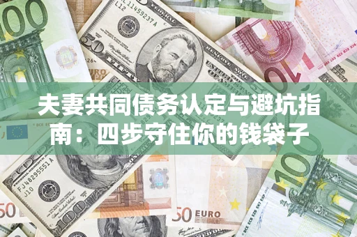 济南夫妻共同债务认定与避坑指南：四步守住你的钱袋子